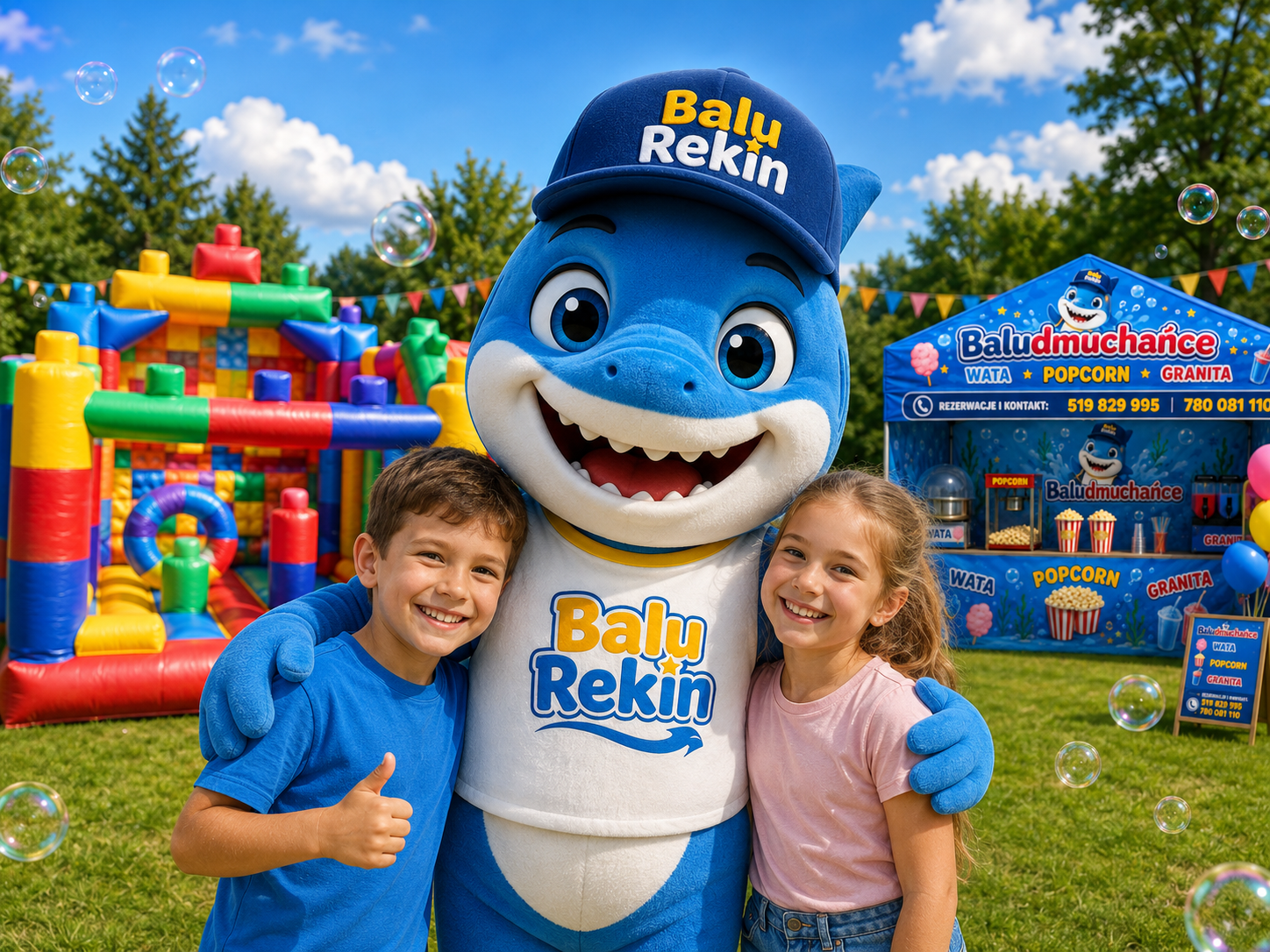 Balu Rekin z dziećmi i atrakcjami Baludmuchańce